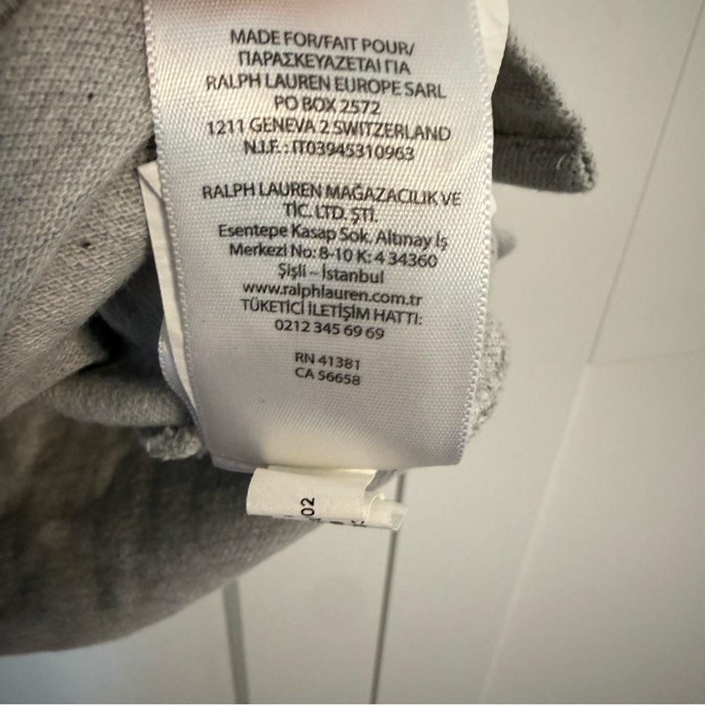Polo Ralph Lauren Women’s Medium Gray Bear Logo Mesh Polo Dress - Picture 6 of 7